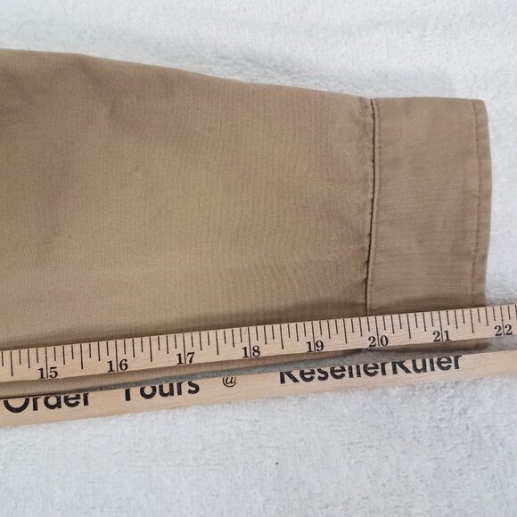 NEW Popsugar Women's XS Trench Coat in Beige / Tan 100% Cotton NWT $80 - Picture 9 of 11